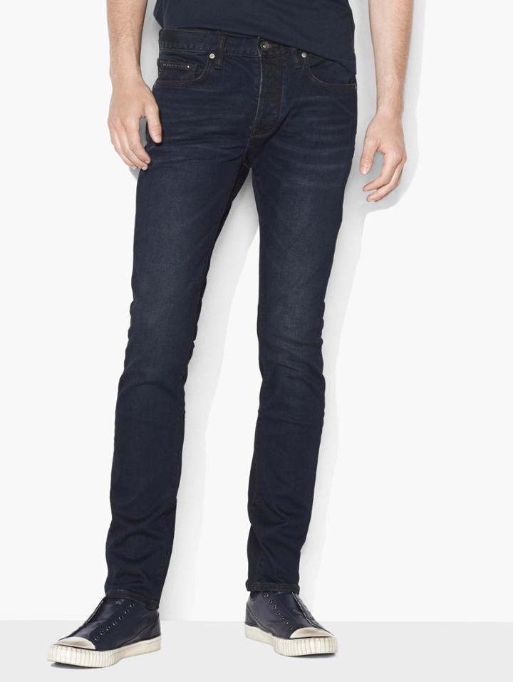 John Varvatos Wight Jean With Stud Detailing Lt Blue Size: 30