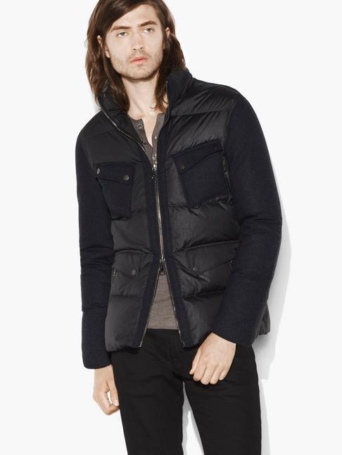 John Varvatos Multi-pocket Down Jacket