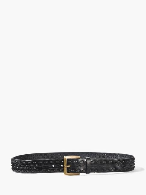 John Varvatos Knotted Leather Belt
