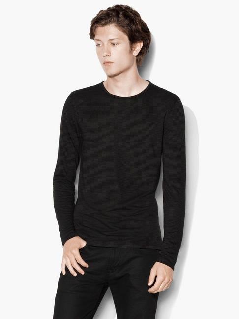 John Varvatos Long Sleeve Knit Crewneck