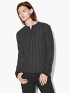 John Varvatos Striped Henley