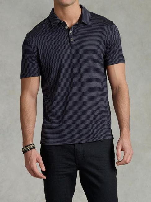 John Varvatos Silk Cotton Hampton Polo