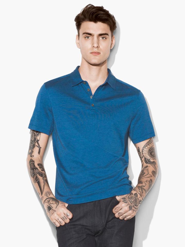 John Varvatos Hampton Polo Dutch Blue Size: S