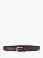 John Varvatos Edged Leather Belt  Size: 30
