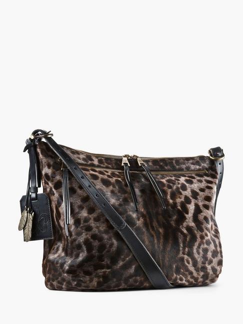 John Varvatos Lynx Print Crossbody