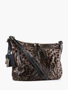 John Varvatos Lynx Print Crossbody