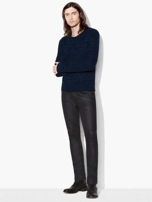 John Varvatos Tuck Stitched Sweater