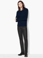 John Varvatos Tuck Stitched Sweater