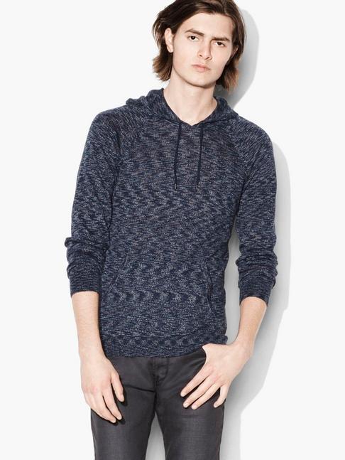 John Varvatos Abstract Pullover Hoodie