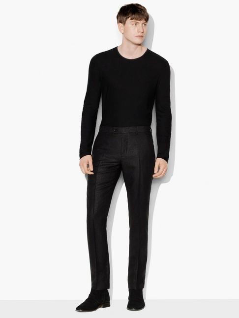 John Varvatos Austin Abstract Jacquard Dress Pant