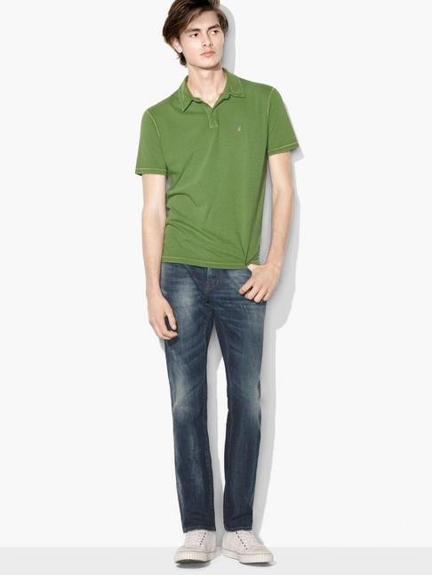 John Varvatos Pigment Dye Peace Polo  Size: M