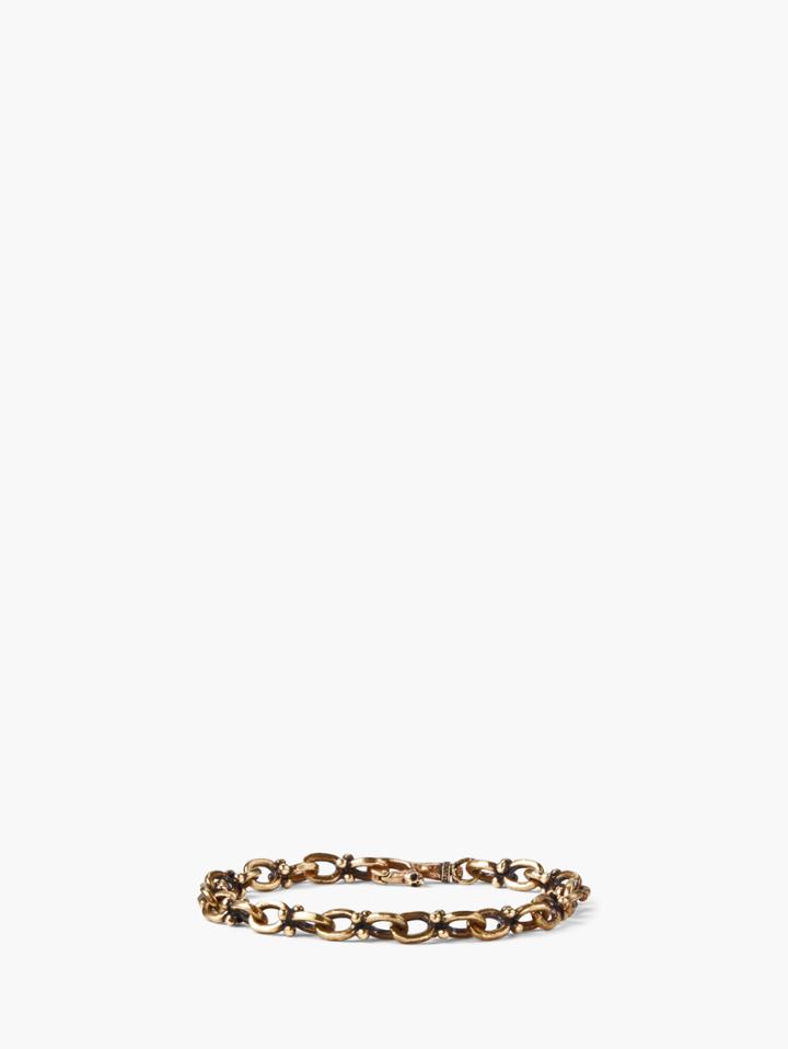 John Varvatos Brass Chain Bracelet Brass