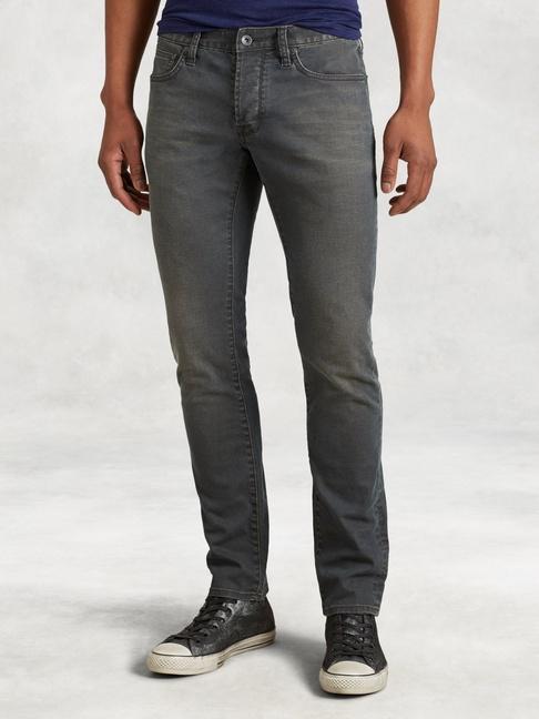 John Varvatos Wight Hand Distressed Jean