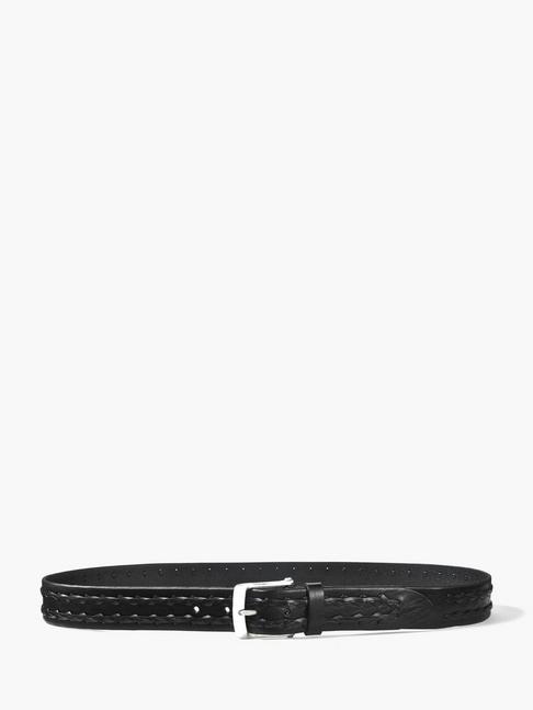 John Varvatos Braided Leather Belt