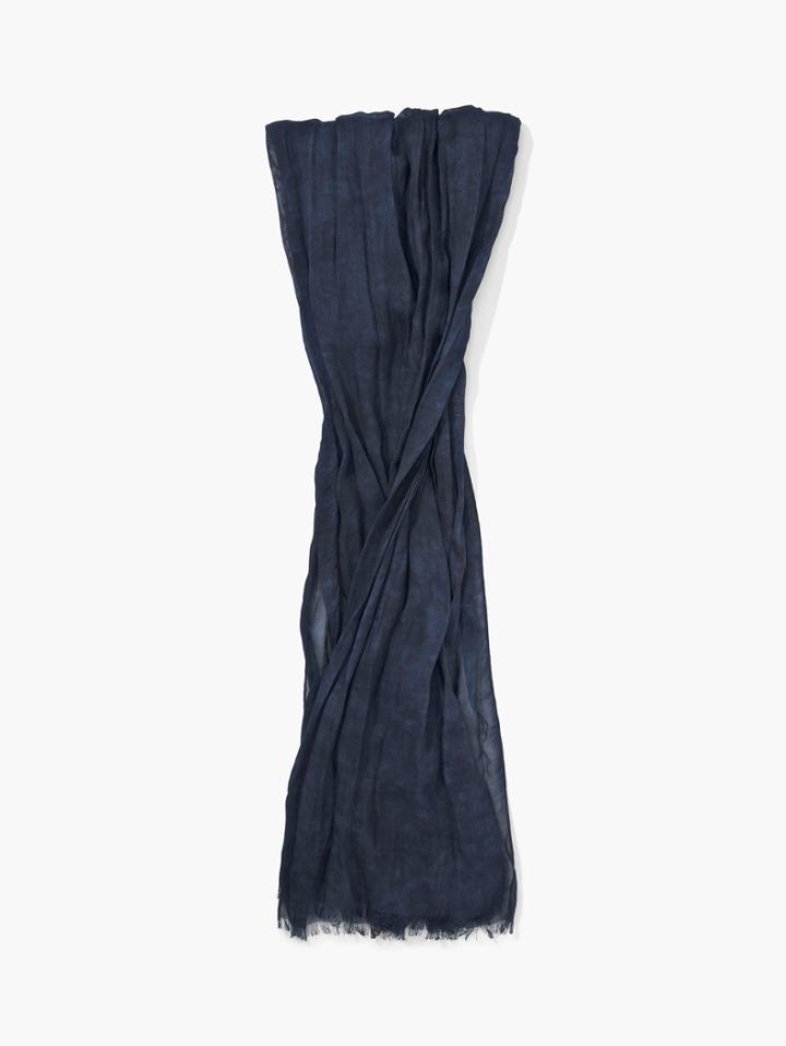 John Varvatos Woven Muted Patterned Scarf Midnight