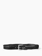 John Varvatos Heavy Stitched Leather Belt