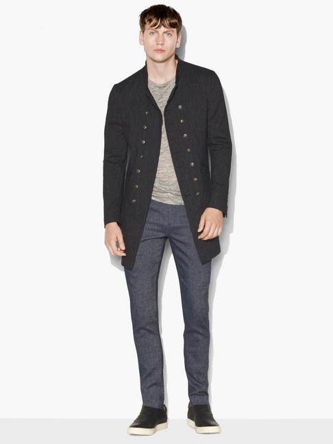 John Varvatos Double Breasted Coat