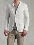 John Varvatos Plated Sweater Blazer