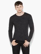 John Varvatos Linen Wool Crewneck Sweater