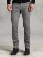 John Varvatos Woodward Cotton Canvas Jean  Size: 28 Rg