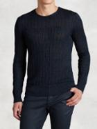 John Varvatos Linen Crewneck Sweater