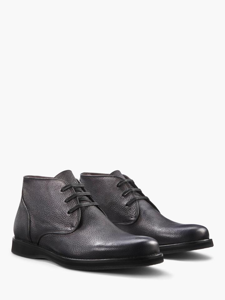 John Varvatos Brooklyn Chukka Boot Charcoal Size: 7