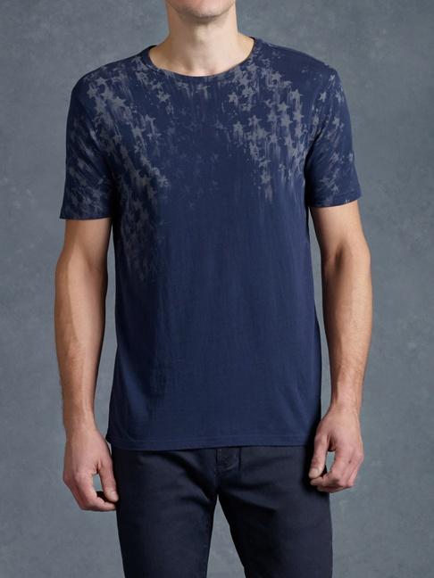 John Varvatos Drppng Strs Grphc Tee