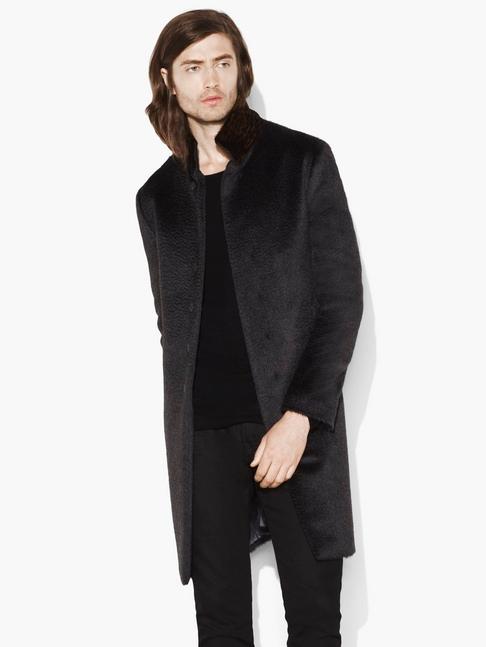 John Varvatos Wool & Alpaca Slim Fit Coat