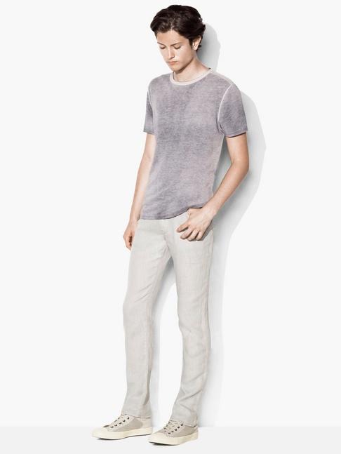 John Varvatos Textured Pique Crewneck