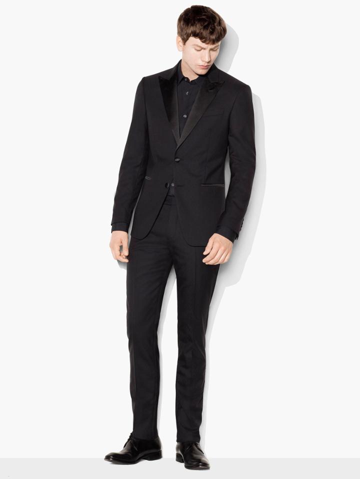 John Varvatos Jake Tuxedo Black Size: 48 Sh