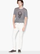 John Varvatos Distressed Wight Jean White Size: 28