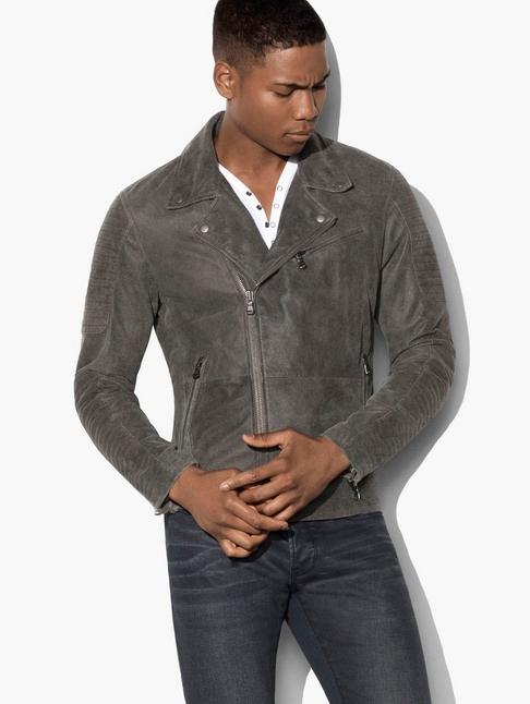 John Varvatos Burnished Leather Moto Jacket