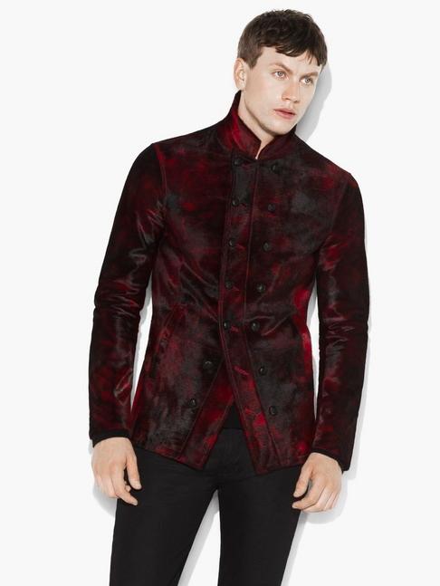 John Varvatos Calf Skin Cutaway Jacket