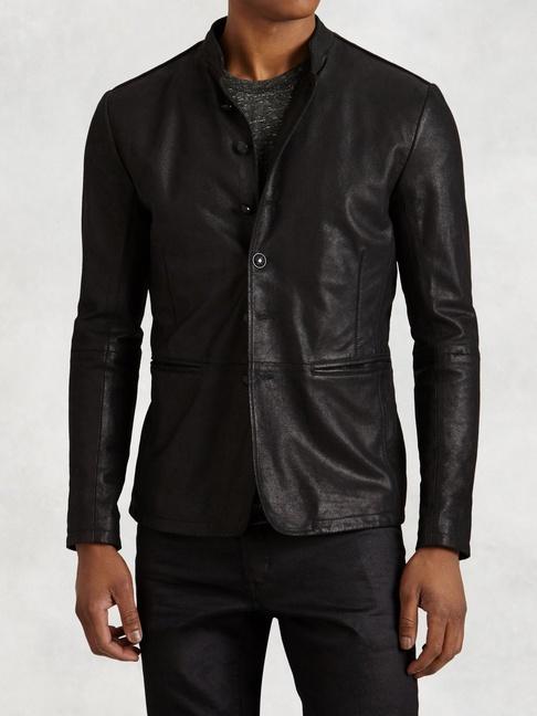 John Varvatos Burnished Goat Suede Jacket