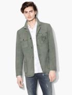 John Varvatos Dragon Workwear Jacket Olive Leaf Size: Xs