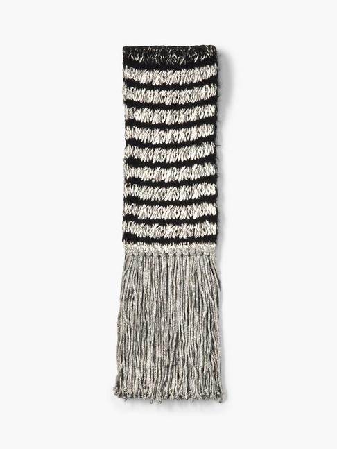 John Varvatos Alpaca And Pima Cotton Knit Scarf