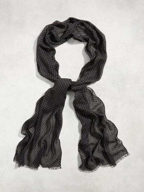 John Varvatos Geo Print Crinkle Scarf