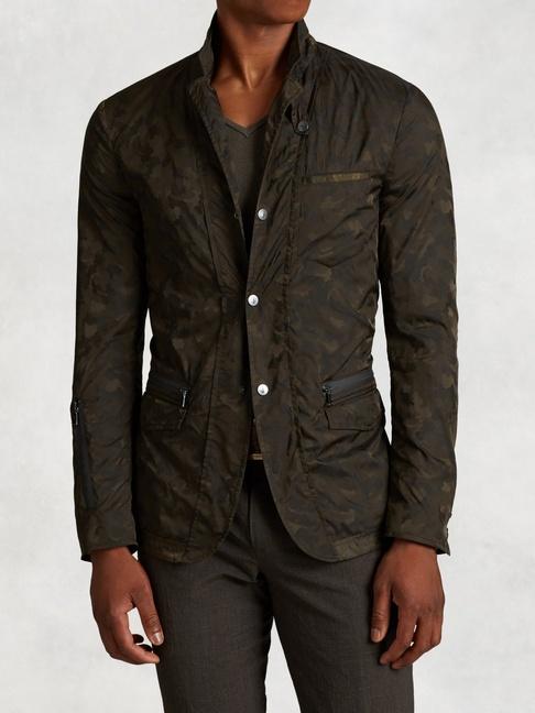 John Varvatos Nylon Camo Jacket