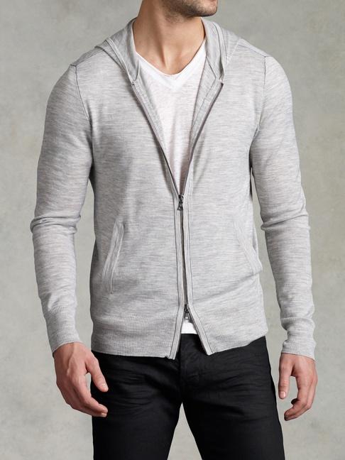 John Varvatos Ls Zp Hoody