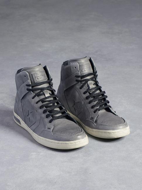 John Varvatos Grey Weapon High-top
