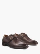 John Varvatos Eldridge Buckle Oxford Wood Brown Size: 7.5