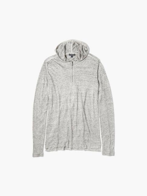 John Varvatos Linen Hooded Shirt