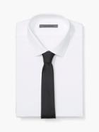 John Varvatos Solid Skinny Tie Indigo Hthr Size: One Size Fits All