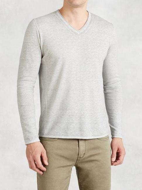 John Varvatos Pintuck V-neck Sweater