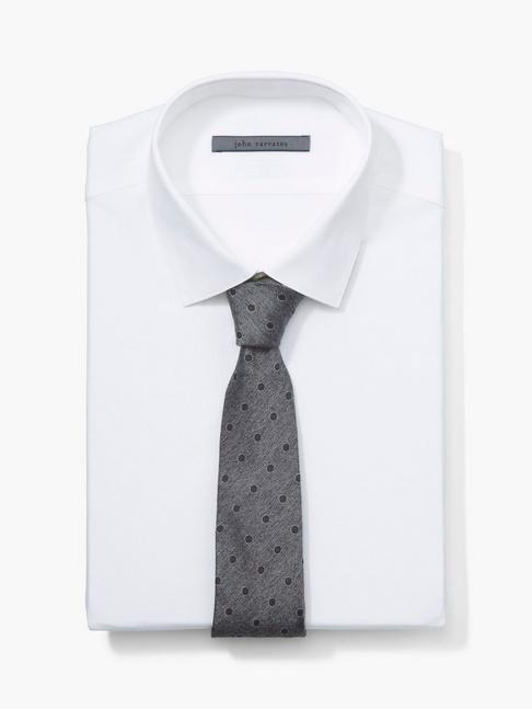 John Varvatos Silk Dotted Tie