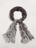 John Varvatos Printed Guaze Ombre Effected Scarf