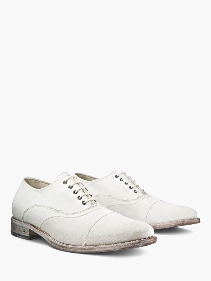 John Varvatos Ago Cricket Oxford White Size: 7.5