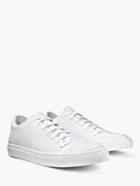 John Varvatos Reed Low Top Sneaker White Size: 7.5