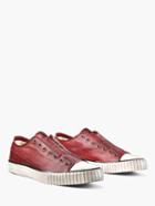 John Varvatos Laceless Low Top Brwn/tan Size: 7