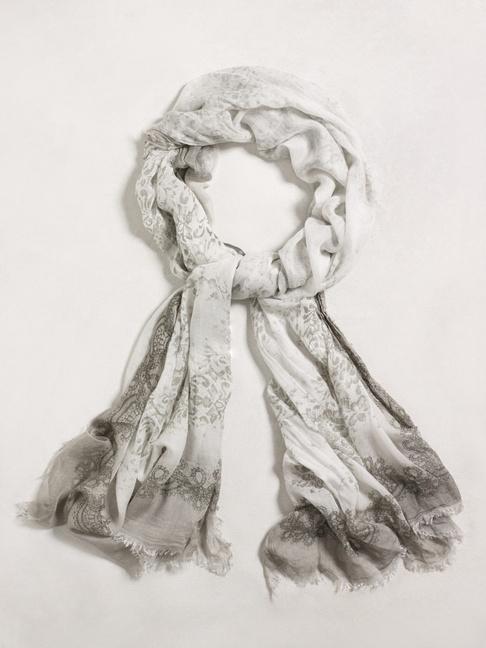 John Varvatos Over Dye Printed Scarf